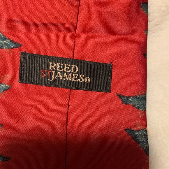 Silk Festive Christmas Tree Tie - Picture 2 of 4